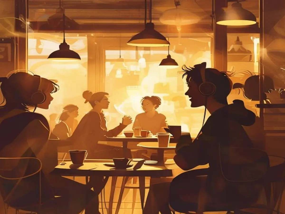 Editorial illustration for What happened to the 'main character' cafe trend